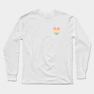 Rainbow Heart Long Sleeve T-Shirt